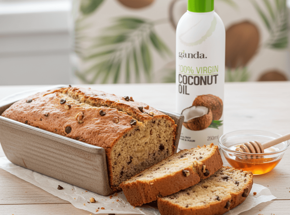 Ganda Coconut Oil Banana Bread
